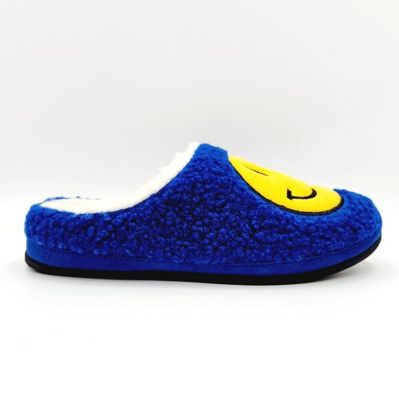 Deer Stags Men\'s Blue Sherpa Cushioned Indoor/Outdoor Clog Slippers Size 10 main image 5